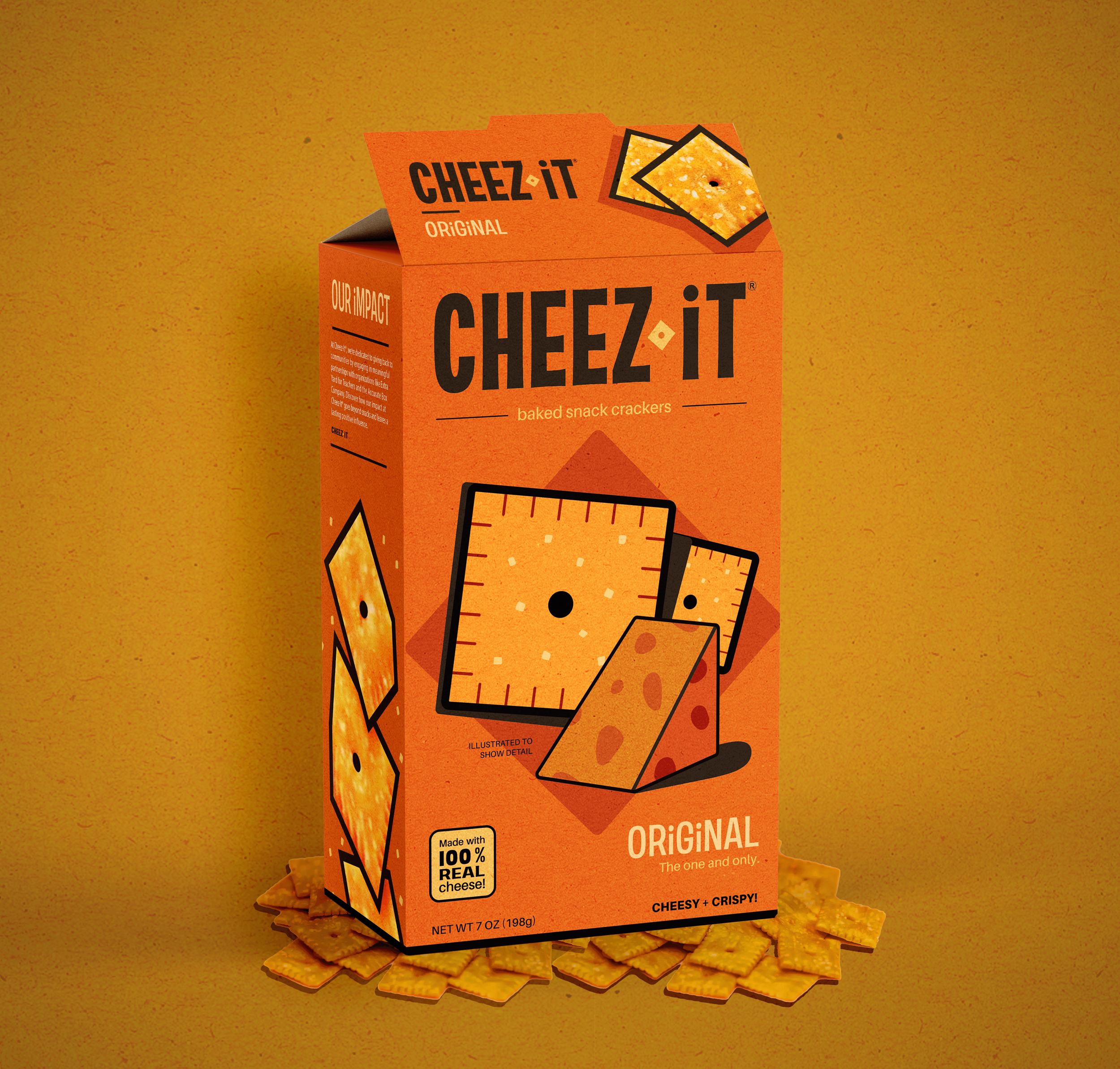 Cheez It Redesign- Erica Dean Design